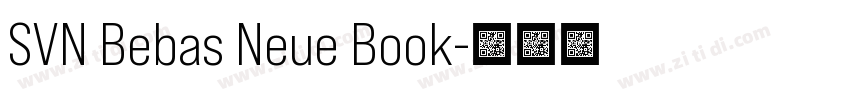 SVN Bebas Neue Book字体转换